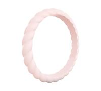 Anneaux Porte-clés Bagues mariage Bague en silicone pour couples féminins Accessoires Choses Bijoux (Pink, D)