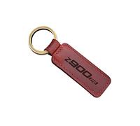 Anneaux Porte-clés pour Kawasaki Z900RS Cafe Z900 RS Porte-clés De Moto Porte-clés en Peau De Vache (Couleur : Rouge)