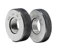 anneaux pour filetages externes haute précision, Jauge à bague filetée M2-M34, filetage fin métrique gauche, 6g MYG 25L, 2 pièces(M10x1 6g Lh T Z)