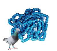 Anneaux pour pigeons - Étiquettes sûres à code couleur pour oiseaux, ensemble de bandes d'identification rapide pour les jambes | Collection d'accessoires de suivi de maison, module de boucle