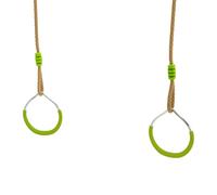 Anneaux pour portique métal marron - vert TU