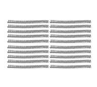 Anneaux Reliure Dossier Spirale, Spirales Plastiques 19mm 20 Pièces - Durable et Résistant, Gloss Anti - Usure, Pour A4 A5 Étudiants et Bureaux;spirales reliure;anneaux spirale (Noire)