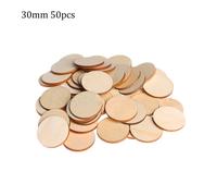 Anneaux Ronds En Bois Inachevé, 1 Ssac, 10mm-50mm, Fabrication De Cartes Décoratives Artisanales, Embellissement Diy Pour Scrapbooking