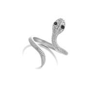 Anneaux serpent flexibles, bijoux minimalistes en acier robuste, conception ouverte, anneaux ouverts en acier inoxydable