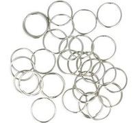 Anneaux simples 2cm 30 pièces - artémio Argenté G