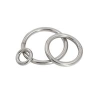 Anneaux soudés, Anneaux ronds soudés en acier inoxydable 304, épaisseur 3-10 mm(6X100(2pcs))