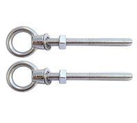 Anneaux Tige filetée inox A4 (Lot de 2) M8mm Longueur Filetage 80mm