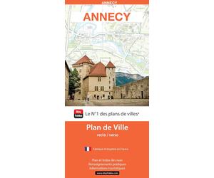 Annecy, Haute-Savoie - Plan de ville | Blay Foldex