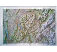 Annecy / Mont-Blanc relief map (60172)