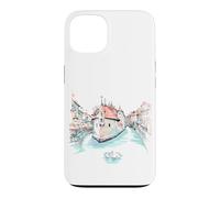 Annecy - Venezia - Gondoliere in Gondola - Color Design Coque pour iPhone 13