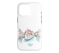 Annecy - Venezia - Gondoliere in Gondola - Color Design Coque pour iPhone 16 Pro