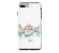 Annecy - Venezia - Gondoliere in Gondola - Color Design Coque pour iPhone 7 Plus/8 Plus