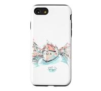 Annecy - Venezia - Gondoliere in Gondola - Color Design Coque pour iPhone SE (2020) / 7/8