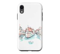 Annecy - Venezia - Gondoliere in Gondola - Color Design Coque pour iPhone XR