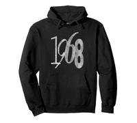 Année 1968, Grand Nombre Vintage Anniversaire Sweat à Capuche