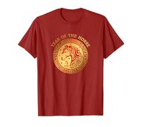Année Chinoise du Cheval 2026 Cavalier Amoureux des Chevaux T-Shirt