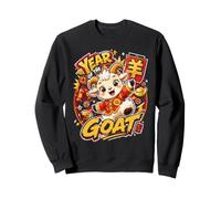 Année De La Chèvre Pièces Porte-Bonheur Conception du Nouvel Sweatshirt