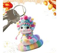 Année de la mascotte de serpent - Décorations du Nouvel An chinois 2025 | Année des Serpents | acrylique robuste et portable pour décoration festive de la maison, décoration du Nouvel An