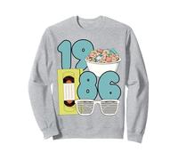 Année de naissance 1986 Nostalgia Vibes Céréales et dessins animés Année 80 Sweatshirt