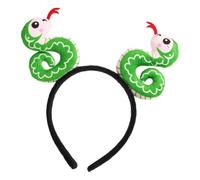 Année du bandeau en peluche de serpent - Sub bande de serpents à double peluche | Coiffe de serpent à double peluche Femelles Femmes Créative Animal Hearine, accessoire de fête de vacances, décor de c