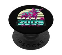 Année du bœuf 2009, Signe du Zodiaque Chinois rétro des années 80 PopSockets PopGrip Adhésif