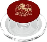 Année du Cheval 2026 Culture du Zodiaque Chinois PopSockets PopGrip pour MagSafe