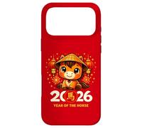 Année du Cheval 2026 Happy Chinese Lunar New Year Kids Coque pour iPhone 17 Pro Max