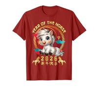 Année du Cheval 2026 Mignon Nouvel an Lunaire Chinois 2026 Enfants T-Shirt