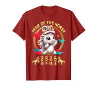 Année du Cheval 2026 Mignon Nouvel an Lunaire Chinois 2026 Enfants T-Shirt