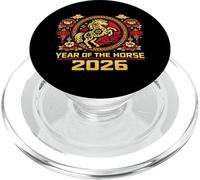Année du Cheval 2026 Nouvel an Chinois Culture du Zodiaque Lunaire PopSockets PopGrip pour MagSafe