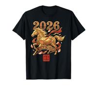 Année du Cheval 2026 Nouvel an Lunaire 2026 Nouvel an Chinois T-Shirt