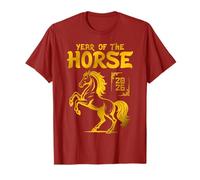 Année du Cheval 2026 Typo Chinois Art Style Chine Nouvel an T-Shirt