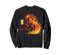 Année du Cheval Art Zodiaque Chinois Patrimoine Asi Sweatshirt