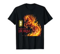 Année du Cheval Art Zodiaque Chinois Patrimoine Asi T-Shirt Graphique avec Valeur