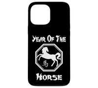 Année du Cheval Calendrier Chinois Zodiaque Astrologie Coque pour iPhone 13 Pro Max