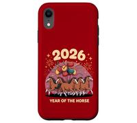 Année du Cheval de feu 2026 Nouvel an Chinois Festif Coque pour iPhone XR