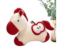 Année du Cheval en Peluche - Peluche Douce - de Cheval décorative de Style Fruit pour et Adultes - Chambre à Coucher, Bureau, canapé, Chambre d'enfant, Salon, Voiture