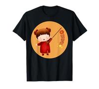 Année du Cheval Happy Lunar New Year 2026 Chinese Girl Kid T-Shirt