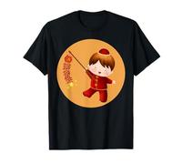 Année du Cheval Happy Lunar New Year 2026 Chinois Boy Kid T-Shirt