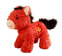 Année du Cheval Peluche - Poupée en peluche de dessin animé - Fête du printemps - Pour enfants adolescents adultes collectionneurs chambre chambre d'enfant voiture canapé lit temps de jeu coucher