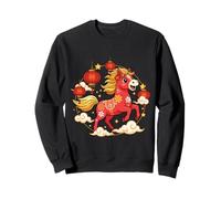 Année du Cheval Zodiaque Chinois Amour Nouvel an Chinois 2026 Sweatshirt
