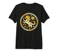 Année du Cheval - Zodiaque Chinois Nouvel an 2026 T-Shirt Haut de Gamme