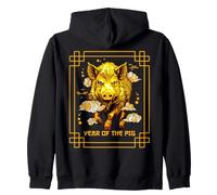 Année du Cochon Zodiaque Chinois Nouvel an Chinois Horoscope Sweat à Capuche