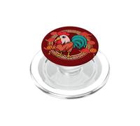 Année du Coq Amusant Mignon Zodiaque Chinois Nouvel an Chinois PopSockets PopGrip pour MagSafe