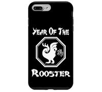 Année du Coq Chinois Calandre Zodiaque Astrologie Coque pour iPhone 7 Plus/8 Plus