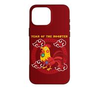 Année du Coq Mignon Kawaii Nouvel an Chinois Zodiaque Chinois Coque pour iPhone 16 Pro Max