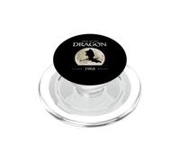Année du Dragon 1964, Anniversaire en 1964, Dragon Volant en Lune PopSockets PopGrip pour MagSafe