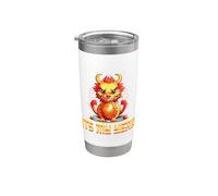 Année du dragon Bonne année chinoise 2024 C'est mon année Gobelet isotherme en acier inoxydable double paroi
