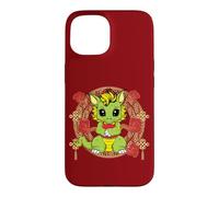 Année du Dragon drôle Mignon Chinois Zodiaque Chinois Nouvel an Coque pour iPhone 15