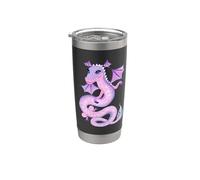 Année du dragon - Zodiaque animal Gobelet isotherme en acier inoxydable double paroi